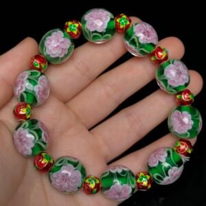 Handmade DIY bracelet with inner painting