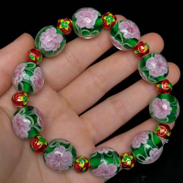 Handmade DIY bracelet with inner painting