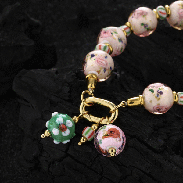 Handmade DIY bracelet with inner painting boutique model 01
