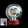 Customized portrait crystal ball