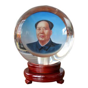 Customized portrait crystal ball