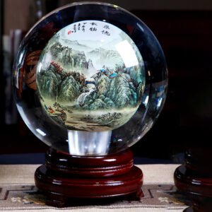 Purely handmade DIY interior painting landscape custom crystal ball handmade painting gift selection