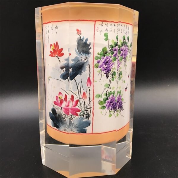 Purely handmade DIY inner painting pen holder, handmade paintings, good gift