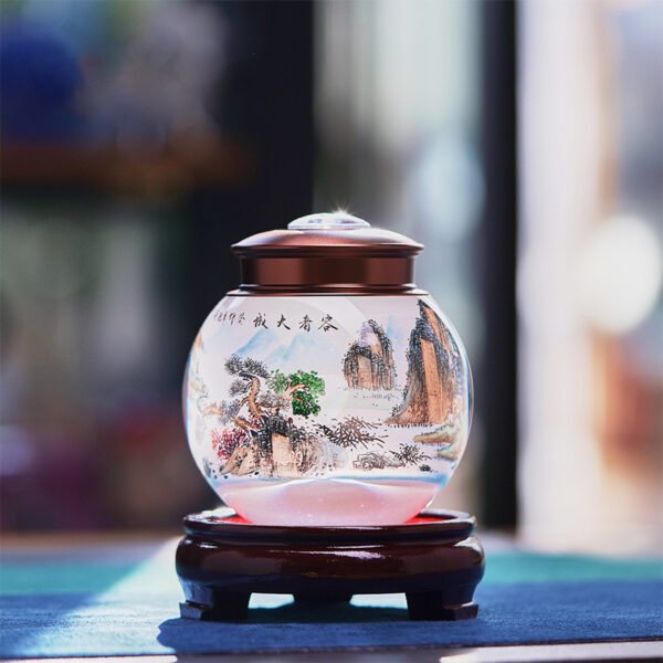 Purely handmade DIY painted tea cans, small jars, handmade paintings, selected gifts