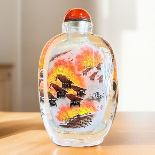 Purely handmade DIY inner painting of blueberries traditional snuff bottle handmade painting gift selection
