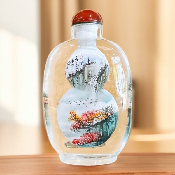 Purely handmade DIY inner painting of blueberries traditional snuff bottle handmade painting gift selection