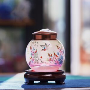 Purely handmade DIY painted tea cans, small jars, handmade paintings, selected gifts