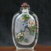 Purely handmade DIY inner painting of flowers and birds, traditional snuff bottle, handmade painting, gift selection