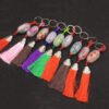 Purely handmade DIY painted car pendants, backpack pendants, exquisite key chains, handmade paintings