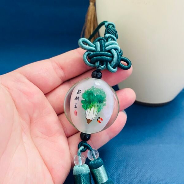 Single bead wheat ear pendant car pendant backpack pendant