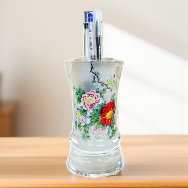 Pure handmade DIY inner painting fine pen holder handmade painting gift
