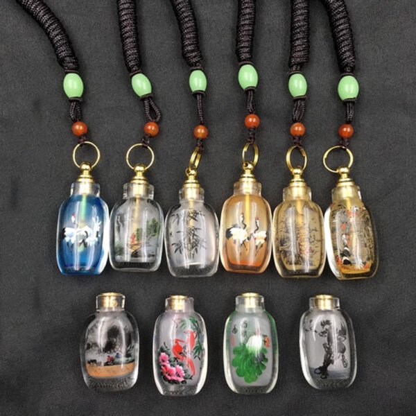 Purely handmade DIY painted car pendants, backpack pendants, small bottle pendants