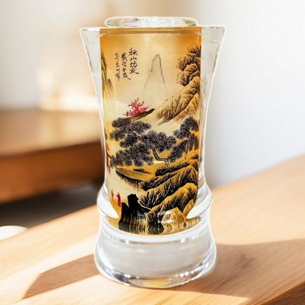 Pure handmade DIY inner painting fine pen holder handmade painting gift