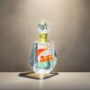 Pure handmade DIY inner painting perfume bottle lotus fish handmade painting gift for women