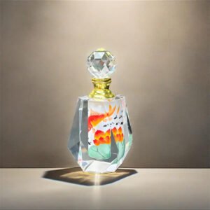 Pure handmade DIY inner painting perfume bottle lotus fish handmade painting gift for women