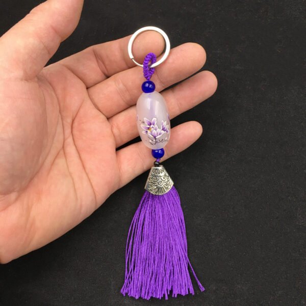 Purely handmade DIY painted car pendants, backpack pendants, exquisite key chains, handmade paintings