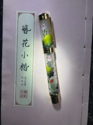 Purely handmade DIY inner brush lotus handmade painting, a good gift