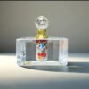 Pure handmade DIY inner painting perfume bottle long red leaf bird handmade painting gift for women
