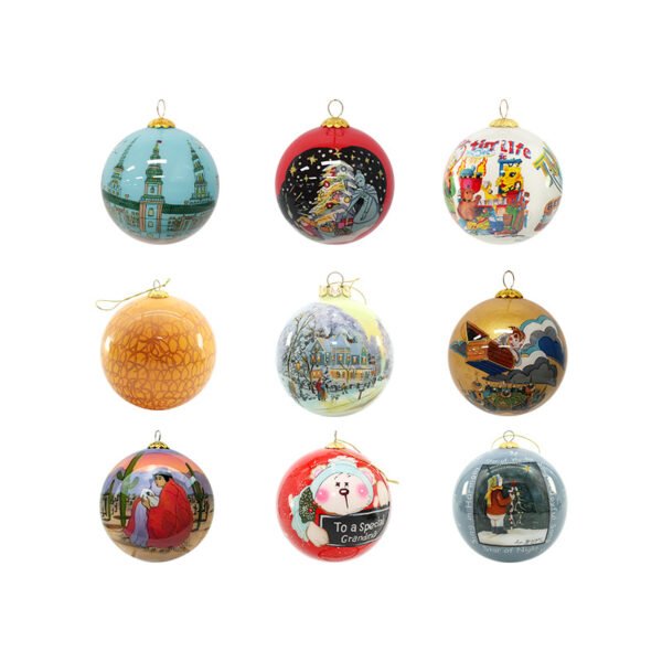 Handmade DIY painted Christmas balls, Christmas decorations, great gifts